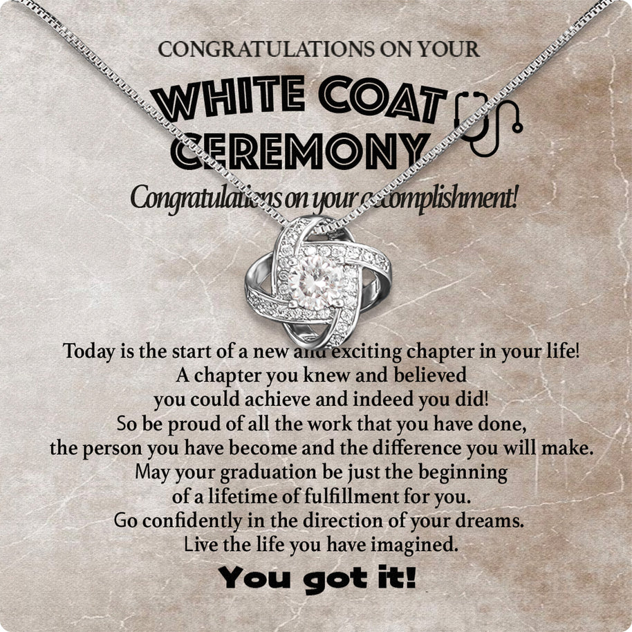 Graduation Day Personalized Message Card Necklace