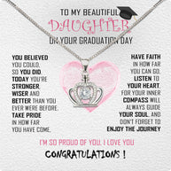 Graduation Day Personalized Message Card Necklace