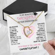 Graduation Day Personalized Message Card Necklace