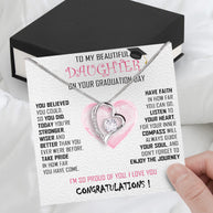 Graduation Day Personalized Message Card Necklace