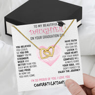 Graduation Day Personalized Message Card Necklace