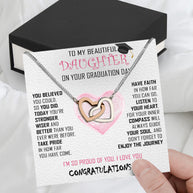 Graduation Day Personalized Message Card Necklace