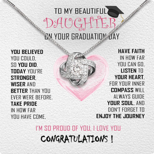 Graduation Day Personalized Message Card Necklace