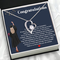 Graduation Day Personalized Message Card Necklace