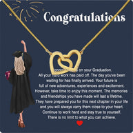Graduation Day Personalized Message Card Necklace