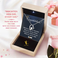 Graduation Day Personalized Message Card Necklace