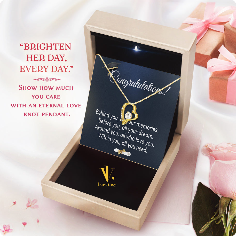 Graduation Day Personalized Message Card Necklace