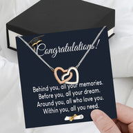 Graduation Day Personalized Message Card Necklace