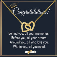 Graduation Day Personalized Message Card Necklace