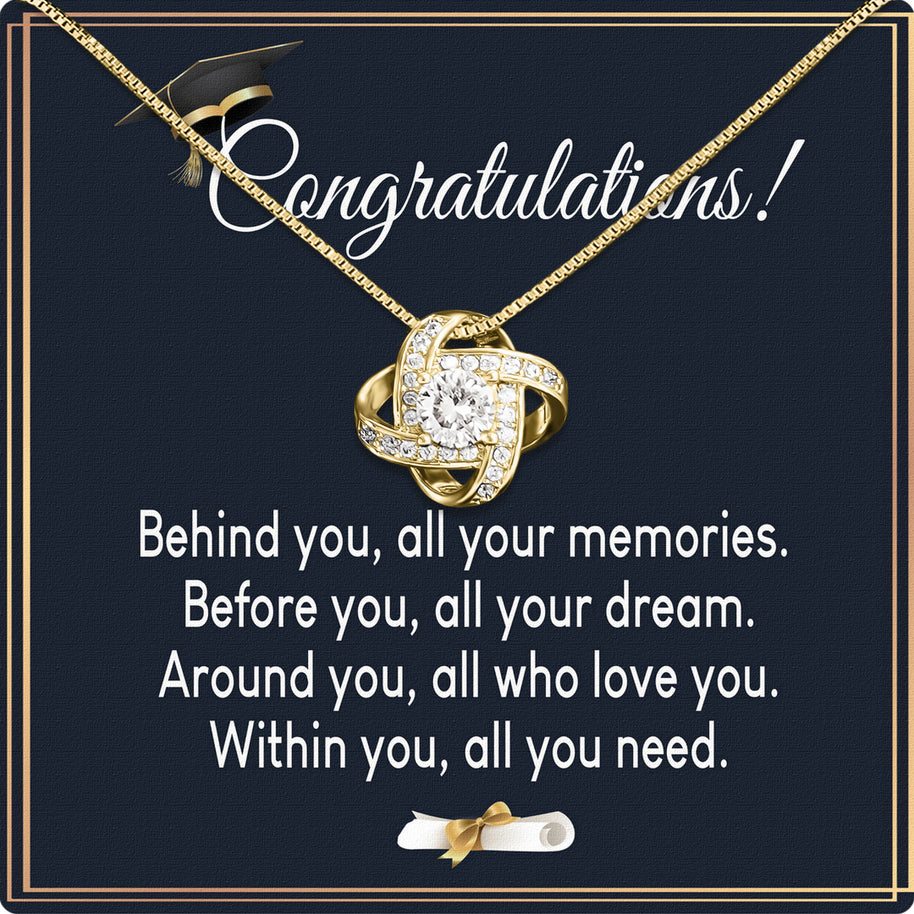Graduation Day Personalized Message Card Necklace