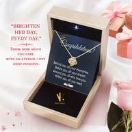Graduation Day Personalized Message Card Necklace