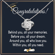 Graduation Day Personalized Message Card Necklace