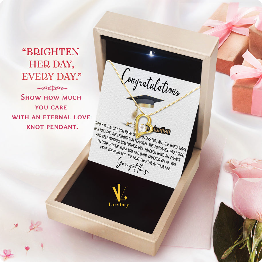 Graduation Day Personalized Message Card Necklace