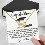 Graduation Day Personalized Message Card Necklace