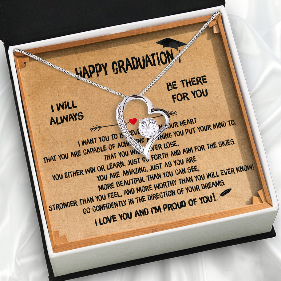 Graduation Day Personalized Message Card Necklace