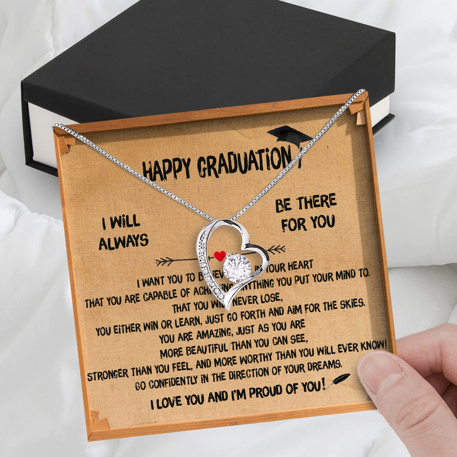Graduation Day Personalized Message Card Necklace