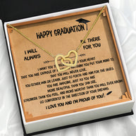 Graduation Day Personalized Message Card Necklace