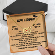 Graduation Day Personalized Message Card Necklace