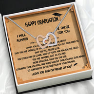 Graduation Day Personalized Message Card Necklace