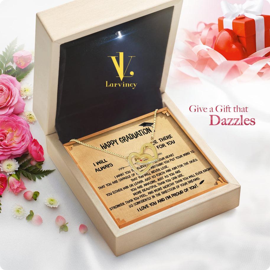 Graduation Day Personalized Message Card Necklace