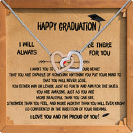 Graduation Day Personalized Message Card Necklace