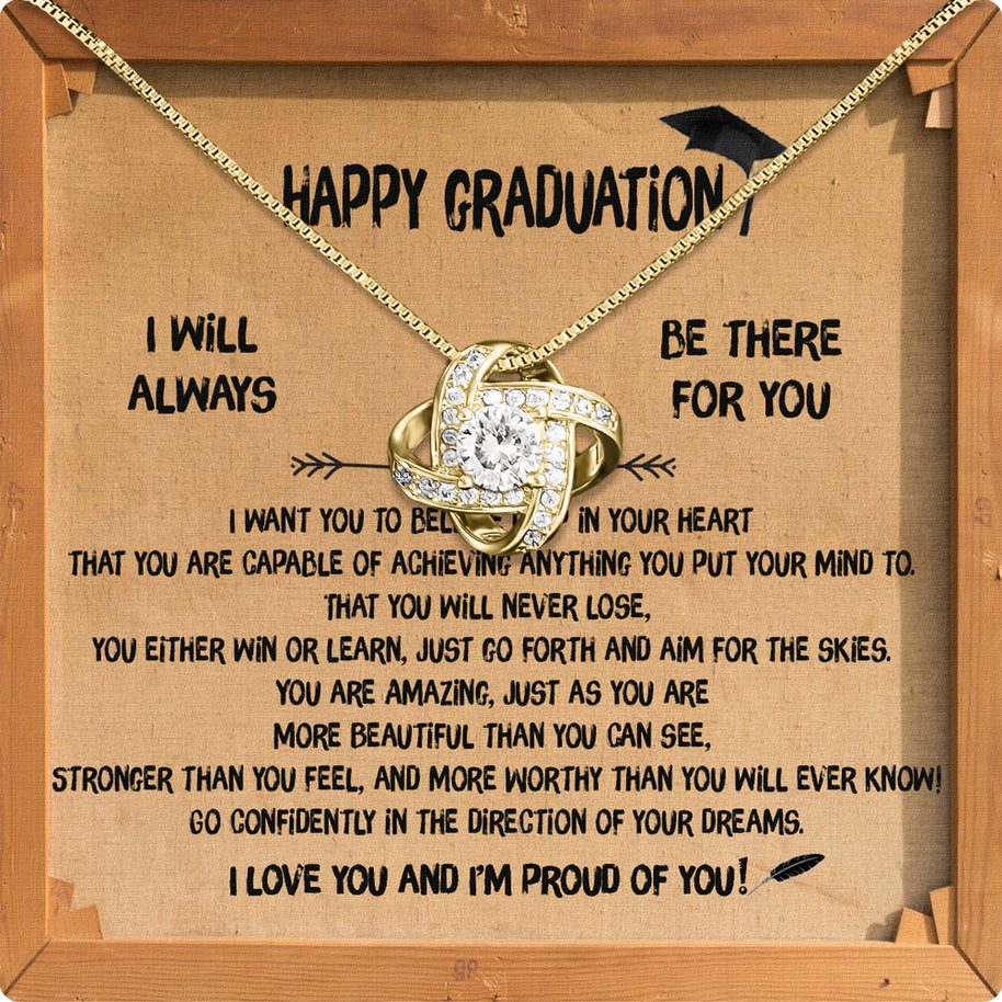 Graduation Day Personalized Message Card Necklace
