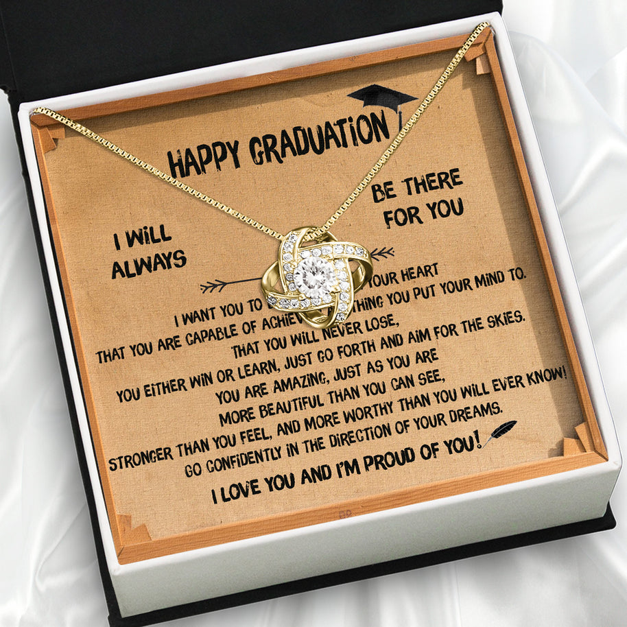 Graduation Day Personalized Message Card Necklace