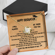 Graduation Day Personalized Message Card Necklace