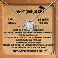 Graduation Day Personalized Message Card Necklace