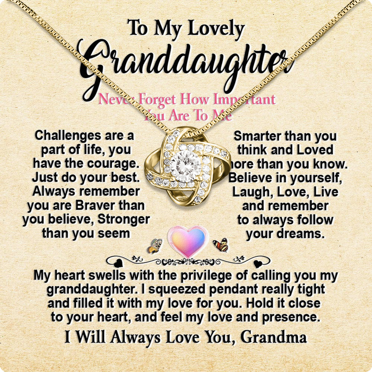 Granddaughter Necklace: A Timeless Gift of Love and Memories