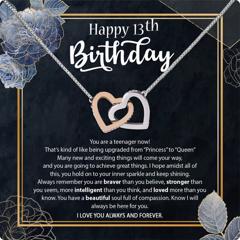Necklace Gift For Happy 13 Birthday