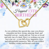 Thumbnail for Necklace Gift For Happy 13 Birthday