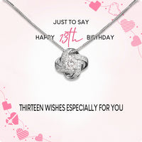 Thumbnail for Necklace Gift For Happy 13 Birthday