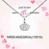 Thumbnail for Necklace Gift For Happy 13 Birthday