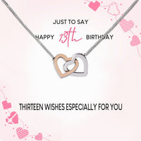 Thumbnail for Necklace Gift For Happy 13 Birthday