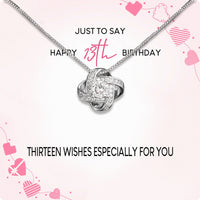 Thumbnail for Necklace Gift For Happy 13 Birthday