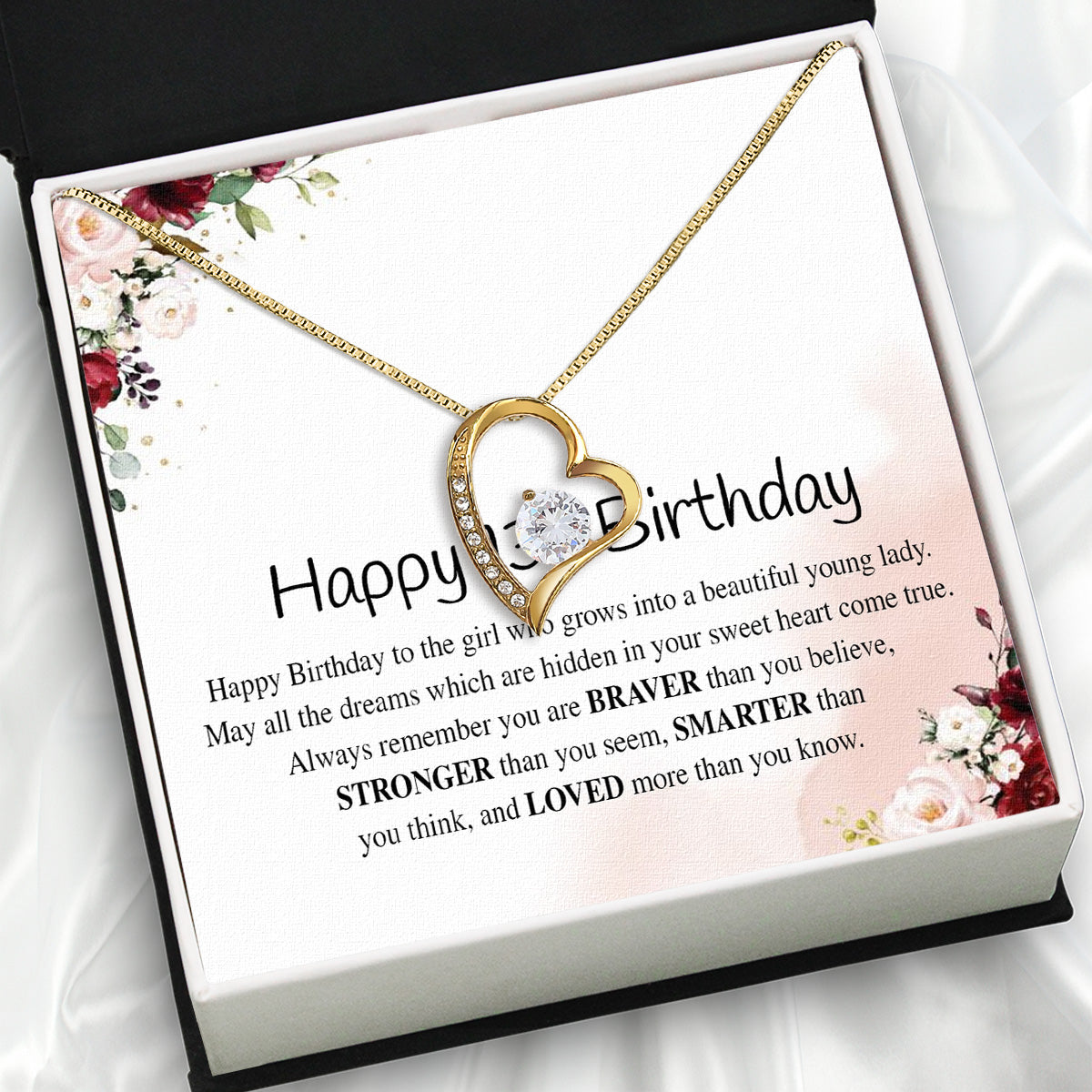 Necklace Gift For Happy 13 Birthday