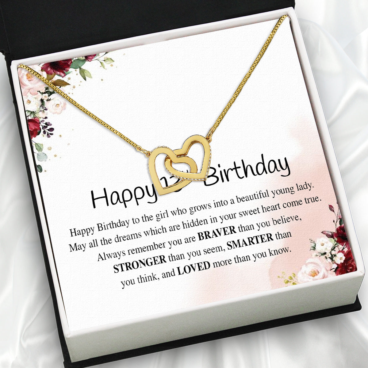 Necklace Gift For Happy 13 Birthday