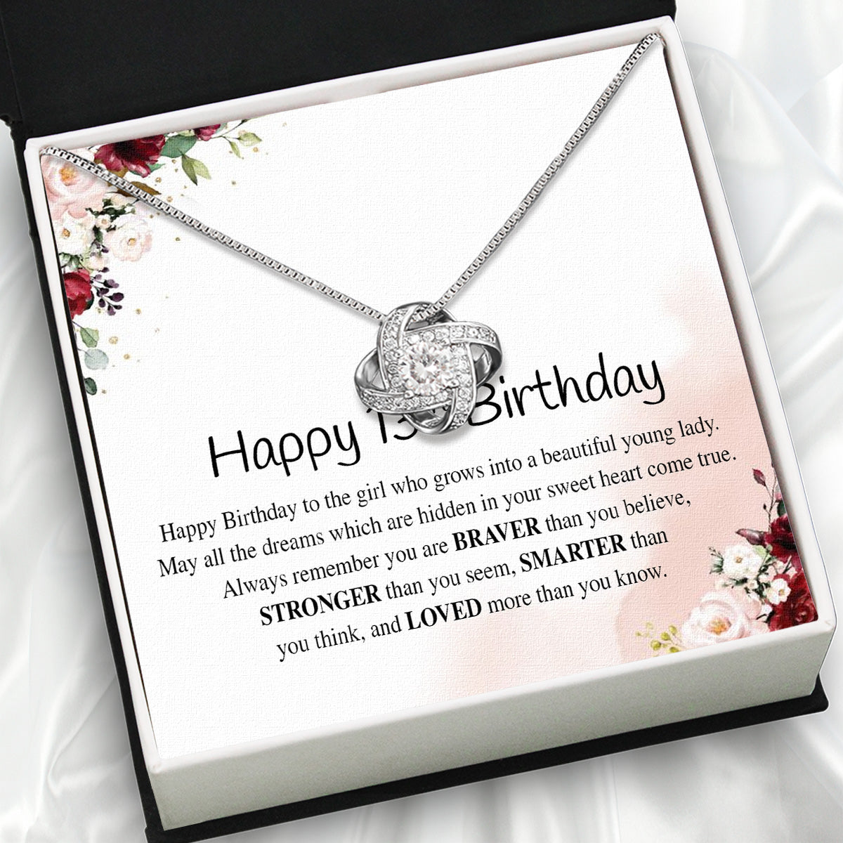 Necklace Gift For Happy 13 Birthday