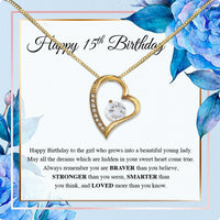 Thumbnail for Necklace Gift For Happy 15 Birthday