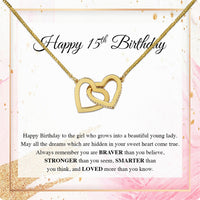 Thumbnail for Necklace Gift For Happy 15 Birthday