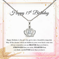 Thumbnail for Necklace Gift For Happy 15 Birthday