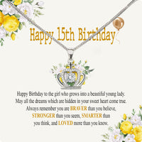 Thumbnail for Necklace Gift For Happy 15 Birthday