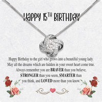 Thumbnail for Necklace Gift For Happy 15 Birthday