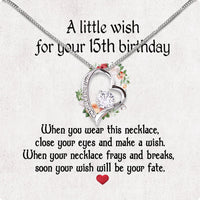 Thumbnail for Necklace Gift For Happy 15 Birthday