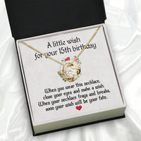 Thumbnail for Necklace Gift For Happy 15 Birthday