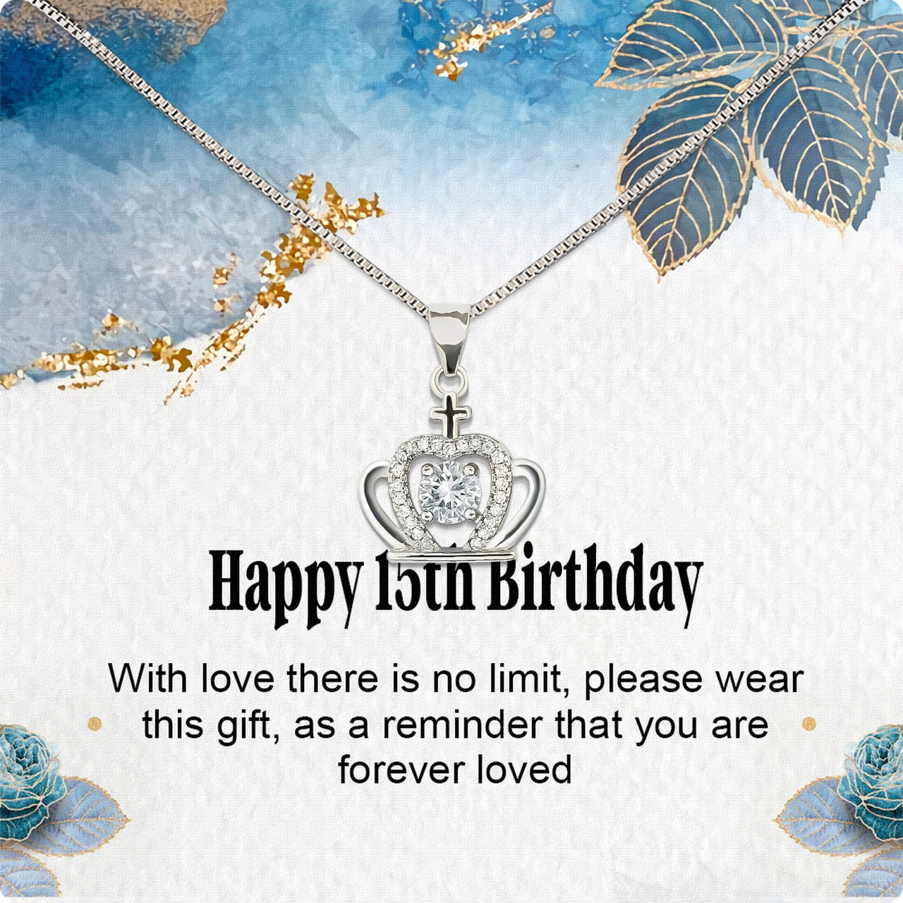 Necklace Gift For Happy 15 Birthday