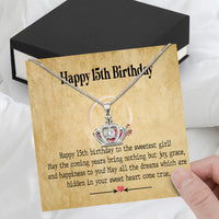 Thumbnail for Necklace Gift For Happy 15 Birthday