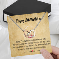 Thumbnail for Necklace Gift For Happy 15 Birthday