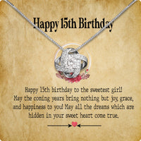 Thumbnail for Necklace Gift For Happy 15 Birthday